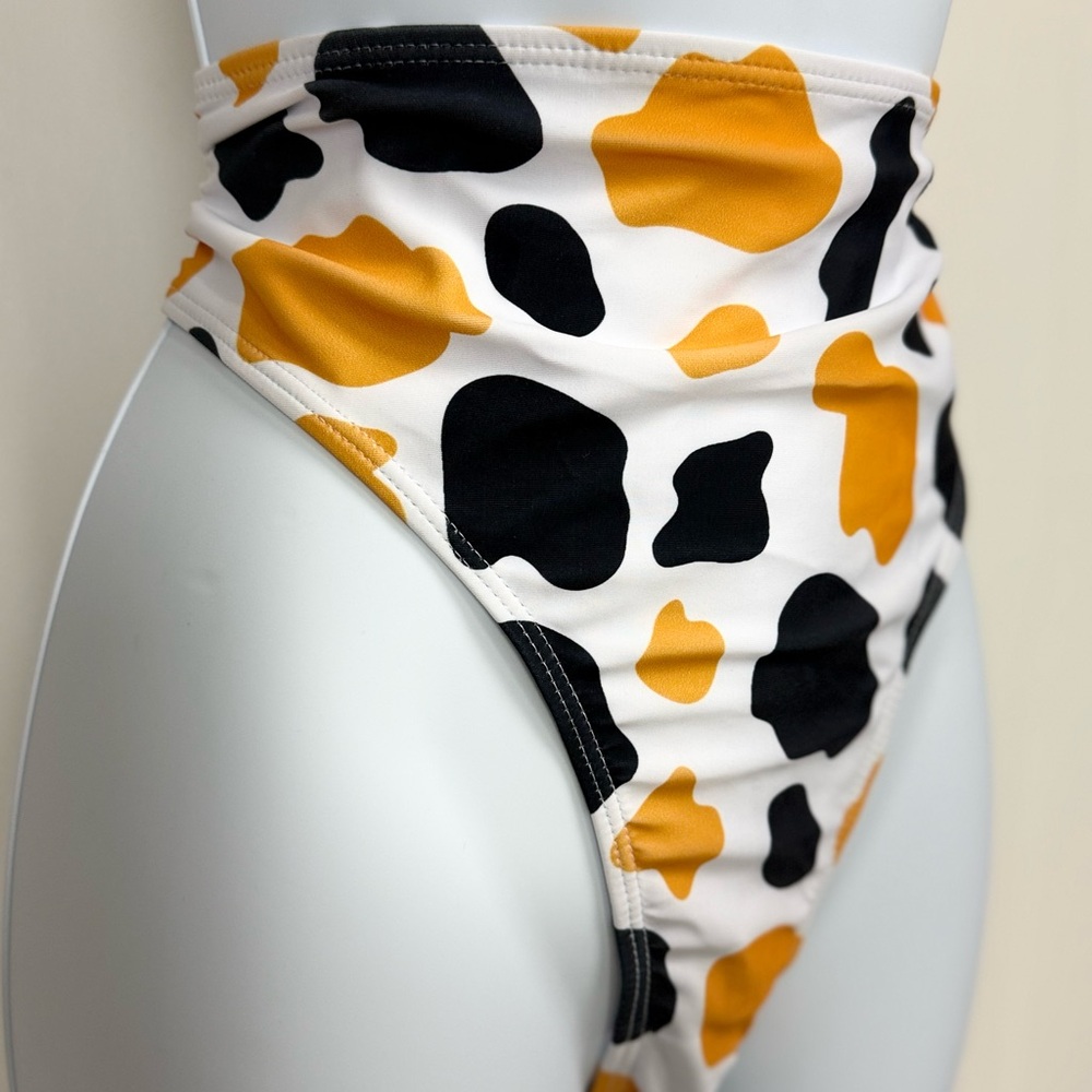 Cow Print Bikini Set - Picture 3 of 7